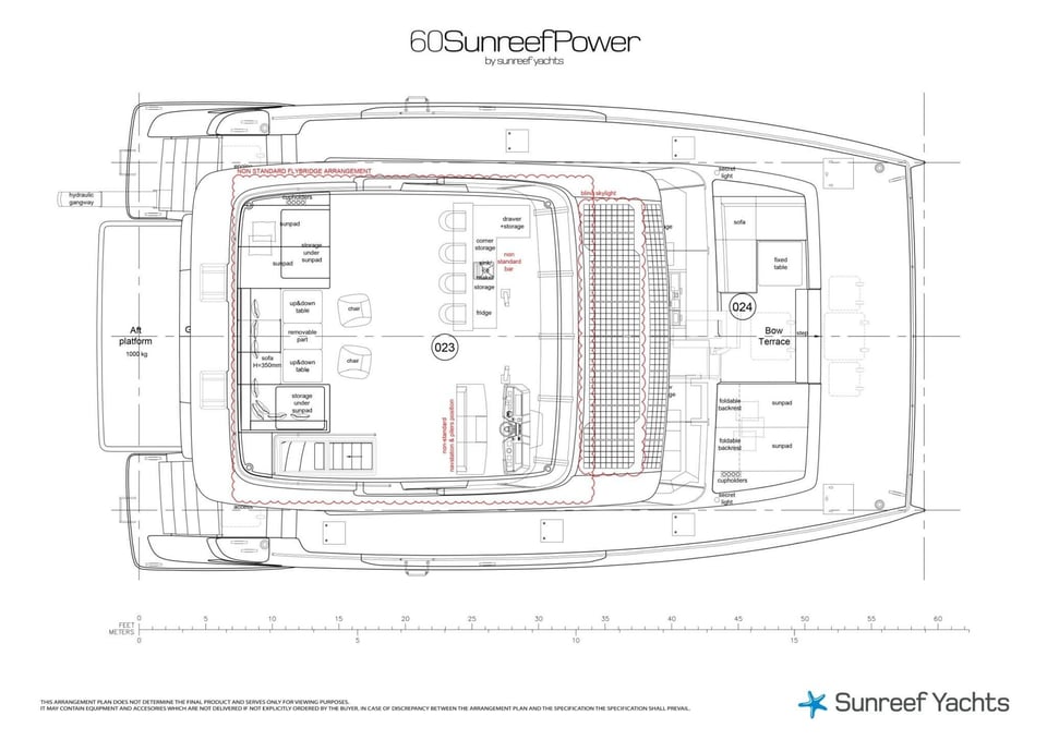 60 Sunreef Power 60 SUNREEF POWER published deck layout 3