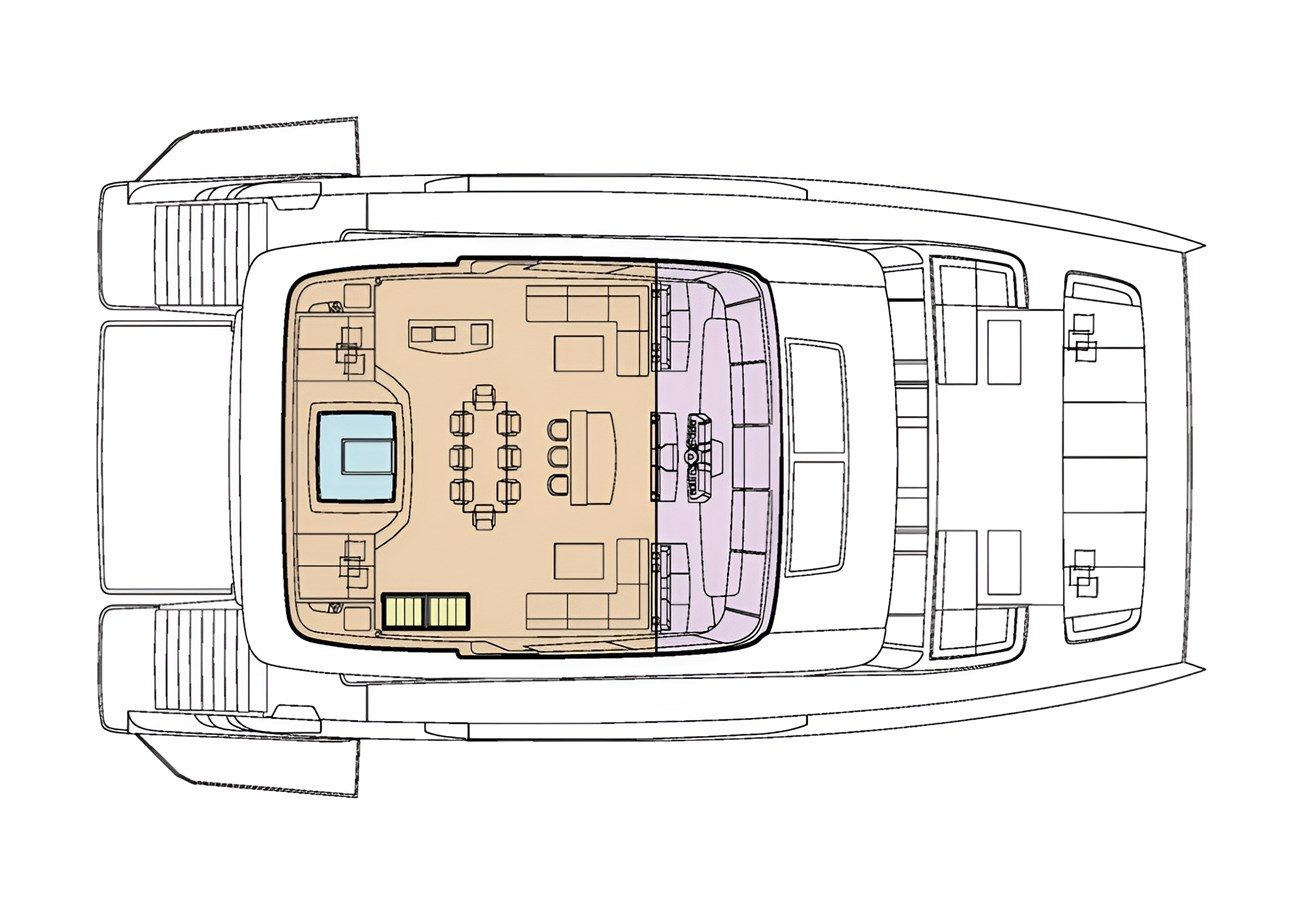 Sunreef 100 Power TWILIGHT published deck layout 1