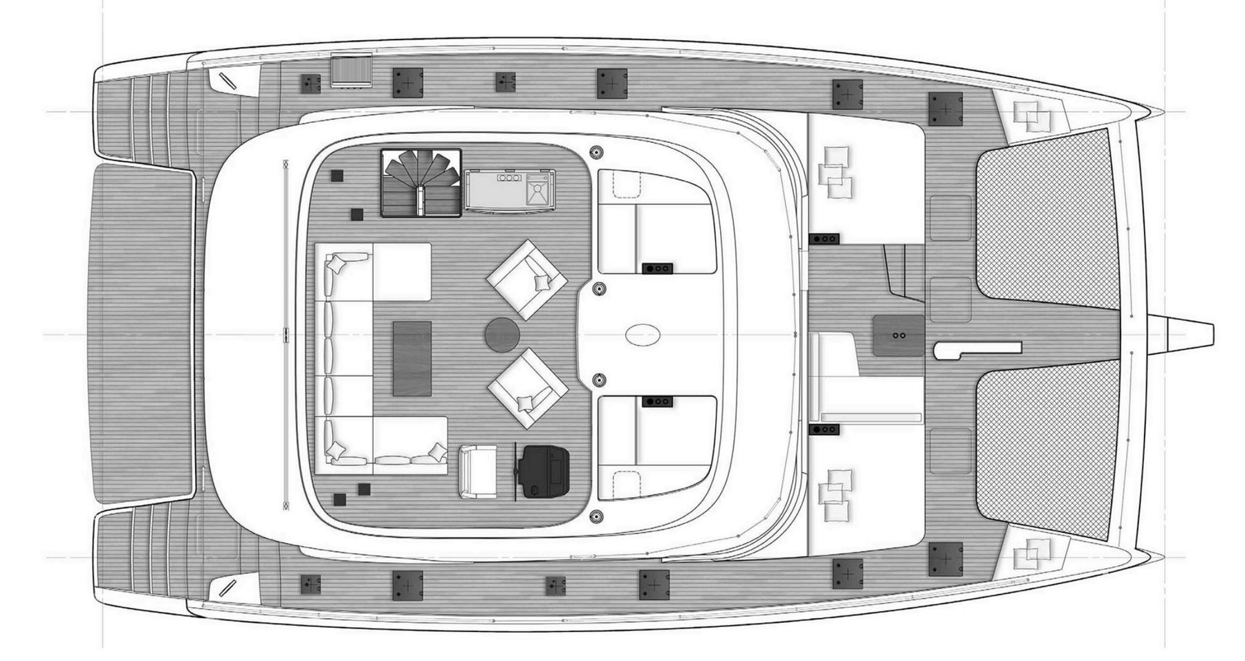 Sunreef 60 GRACIOUS published deck layout 1