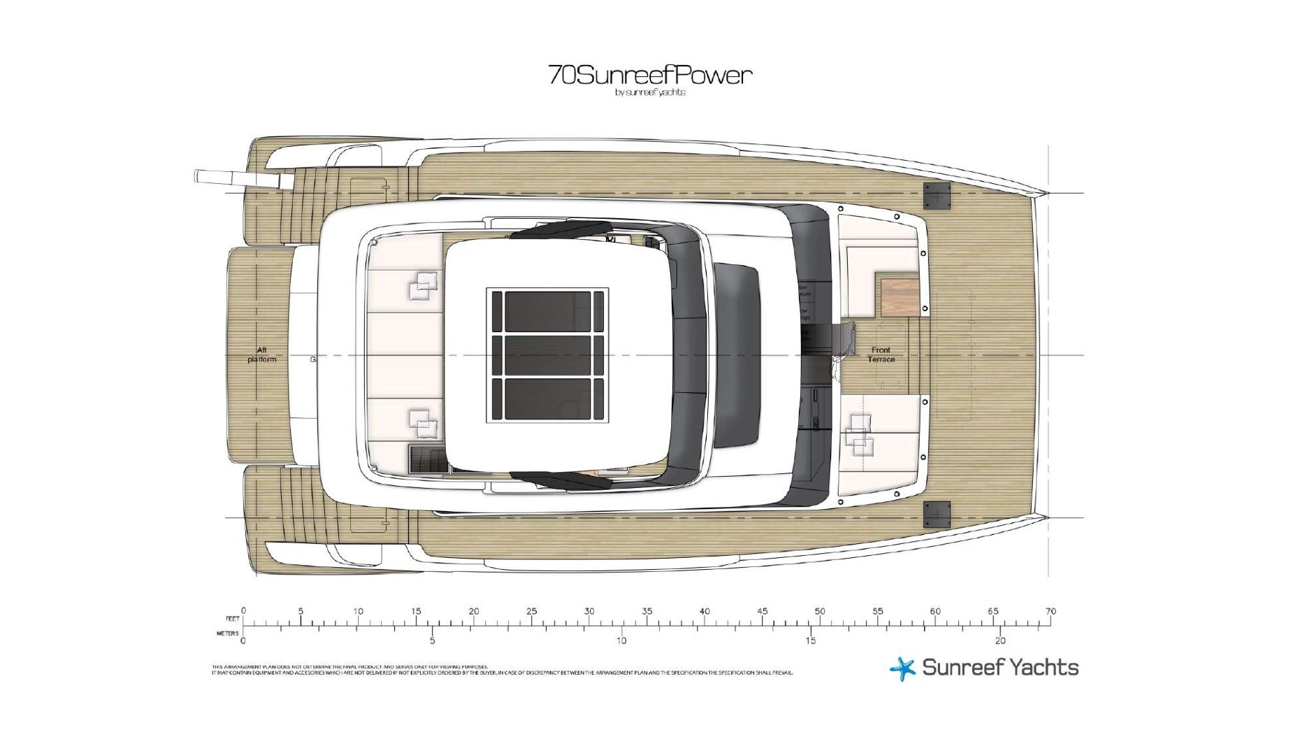 70 Sunreef Power BIKINY published deck layout 1