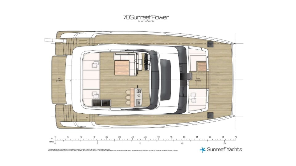 70 Sunreef Power BIKINY published deck layout 2