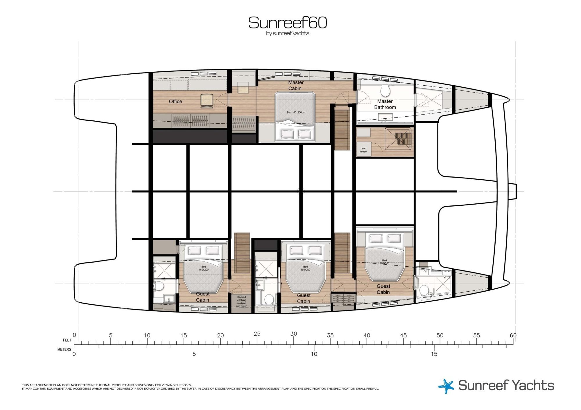Sunreef 60 OYA published deck layout 1