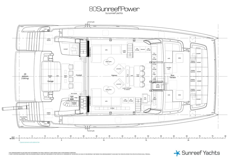 Sunreef 80 Power ASANTE published deck layout 2