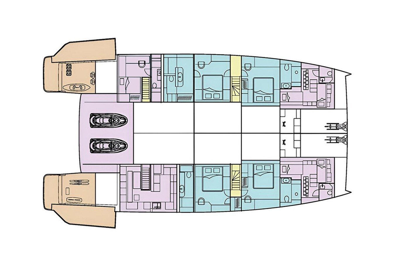 Sunreef 100 Power TWILIGHT published deck layout 3