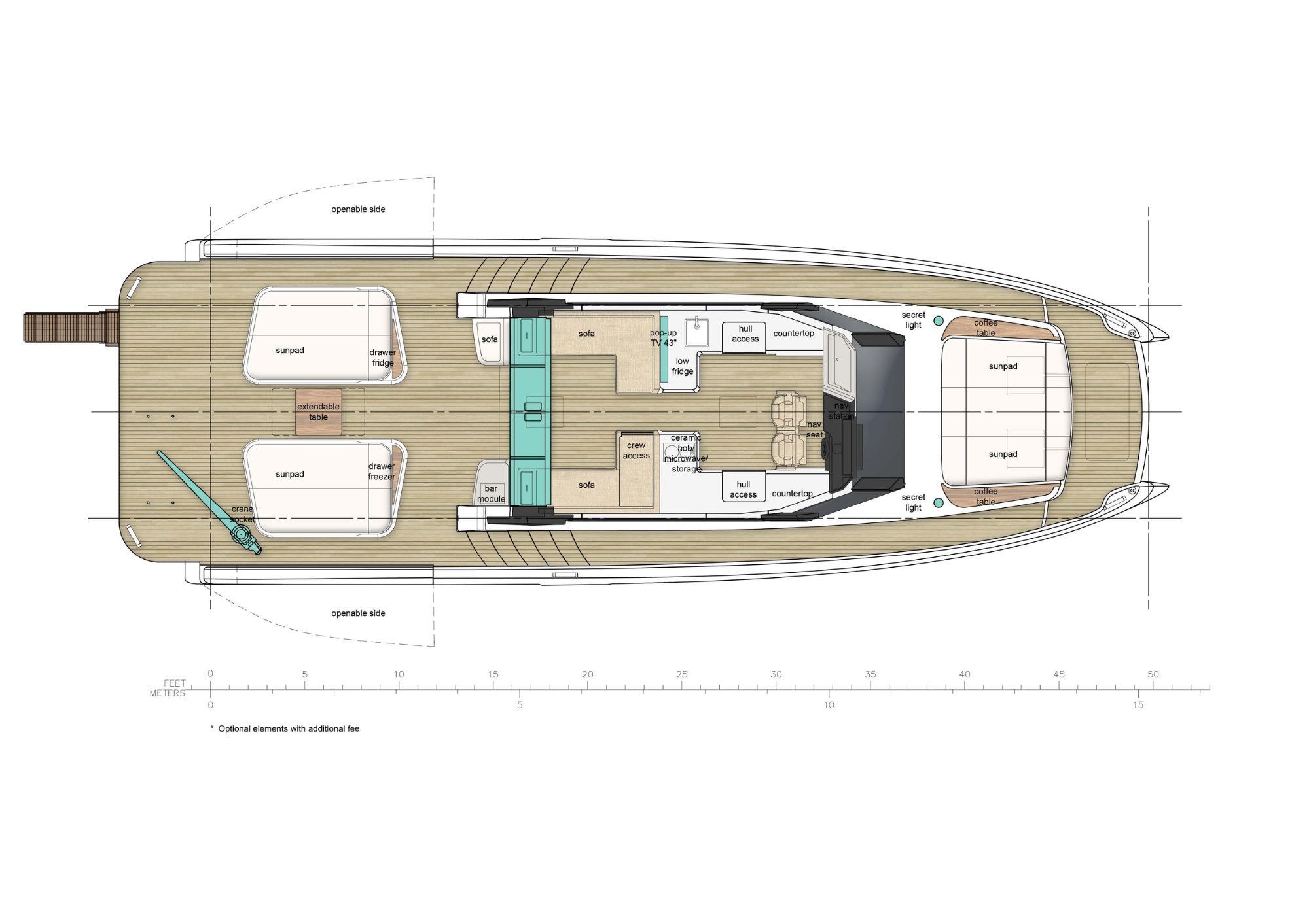Sunreef 55 Ultima Eco 55 ULTIMA ECO published deck layout 2